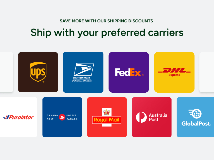 Discounted rates from domestic and international carriers.